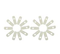 SWOOMEY 20 Pezzi Pinze per Grucce in Velluto Beige in Abs Resistenti e Protettive per Gonne e Tessuti Delicati per Armadi e Sistemi di Organizzazione