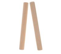 SWOOMEY 2pezzi Bacchette Ritmiche Legno Per Insegnare Ritmi Musicali e La Creatività Strumento Musicale Educativo Per Sviluppare Abilità Cognitive e Manuali