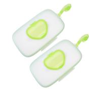 SWOOMEY 2pezzi Contenitore Per Salviette Riutilizzabile Dispenser Portatile Per Salviettine Umidificate Pratico Per Viaggi e Attività All Aperto Per Famiglie Movimento