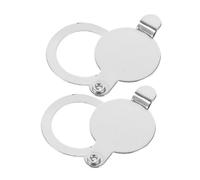 SWOOMEY 2pezzi Copertura Decorativa per Spioncino da Protezione Privacy per Porte di Appartamenti Facile Installazione e Resistente Adatta per Uso Ed Esterno