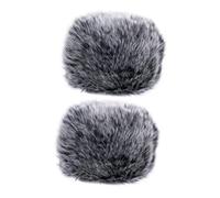 SWOOMEY 2pezzi Coperture Mic Peluche Antivento e Antispruzzo Per Microfoni Per Registrazioni e Eventi All Aperto
