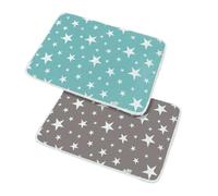 SWOOMEY 2pezzi Tappetini Anti-urina Per Ragazzo Ragazza Ragazza Traspiranti Lenzuola in Cotone Cuscini Per Pannolini Materassino Lavabile Per Fasciatoio Carrozzina