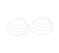 SWOOMEY 2sets Cerchi Mute Per Batteria Accessori Pratici Per Pratica Batteria Film Resistente Compatibili Con Fusti Per Principianti e Musicisti