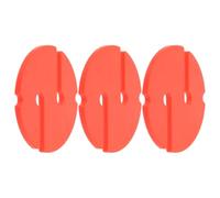 SWOOMEY 3 Pezzi Marcatore Tondo per Corda Subacquea da Immersione Tecnica | Abs Arancione, Design Compatto e Leggero, Indicazione Direzionale ad Alta Visibilità per Grotta e Snorkeling