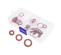 SWOOMEY 30pezzi Guarnizione Compressore Aria Condizionata Kit Per Auto Facile Installazione Materiali Resilienti Prevenzione Perdite Compatibile Con Vari Modelli