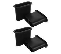 SWOOMEY 4 Pezzi Canale di Uscita Acustica Piatto Tt-19 per Casse Acustiche e Subwoofer, Plastica Nera Interno per Migliorare Bassi, Facile Installazione in Soggiorni
