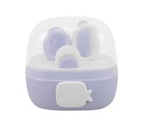SWOOMEY 4pezzi Kit Per La Cura Delle Unghie Del Ragazzo Ragazza Forbici e Tagliaunghie Inossidabile Design Sicuro e Divertente Per Ragazzo Ragazza Confezione Portatile Per Pedicure e