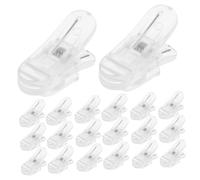 SWOOMEY 50 Pezzi Clip Microfono per Camicie per Microfono Lavalier Facile da Usare Clip per Auricolari Uomo e Sicuro