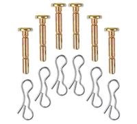 SWOOMEY 6 Set di Coppiglie di Ricambio in Acciaio Inox per Spilli di Taglio Fresa Neve, Resistenti e Facili da Usare, Accessori per Soffiatore di Neve