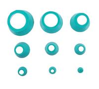 SWOOMEY 8pezzi Adattatore Filtro in Gomma per Imbuto Buchner Collare Tapered Resistente Acidi e Alcalini Compatibile con Apparecchiature Sperimentali di Varie Dimensioni
