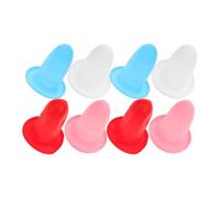 SWOOMEY 8pezzi Copri Contenitori da Viaggio in Silicone Elasticizzati Antiperdita Protezione per Bottiglie Shampoo e Bagnoschiuma Pratico per Viaggi Lunghi Facile da Pulire e Mantenere