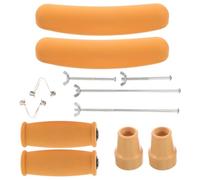 SWOOMEY Accessorio per Stampelle, Manopole Ergonomiche in Gomma Antiscivolo, per Impugnatura Confortevole e Uso Quotidiano
