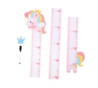 SWOOMEY Adesivo Murale Altezza Grafico di Crescita e Disegni Animali Cartoon 3d per Bambini, Misura Altezza Rimovibile per Cameretta, Asili e Spazi Gioco Bambini