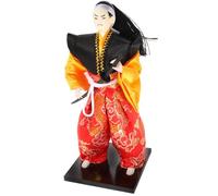 SWOOMEY Bambola Samurai Giapponese in Stoffa Statuetta Tradizionale Elegante per Decorazione Casa e Ufficio Rappresentazione Cultura Giapponese Colore Casuale