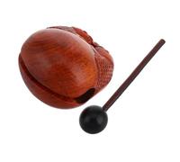 SWOOMEY Blocco Di Pesce Di Legno Per Meditazione Strumento Zen Legno Per Ufficio e Decorazione Domestica Calming Wooden Fish Drum Per Relax e Concentrazione