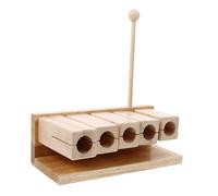 SWOOMEY Blocco Percussivo Legno Con Martello Per Ragazzo Ragazza Strumento Musicale Educativo Per Yoga e Apprendimento Prescolare Giocattolo Di Percussione Per Sviluppo Ritmico e