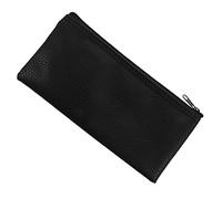 SWOOMEY Borsa per Microfono in Pelle Nera e Resistente alle Macchie con Cerniera Chiusura Sicura Custodia Porta Microfono per Registrare Canzoni