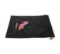 SWOOMEY Borsa Porta Scarpette da Ballo Coulisse, Sacchetto Satin Nero | Imitazione Seta, Organizer per Accessori, Mantiene gli Oggetti al Sicuro e Asciutti