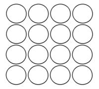 SWOOMEY Bracciale Silicone Uomo Elastico Nero in Silicone Confortevole 50 Pezzi per Creare Braccialetti e Accessori Fai da Te