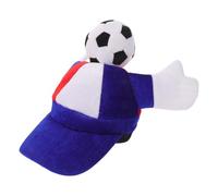 SWOOMEY Cappello da Tifoso di Calcio Elemento Pallone da Calcio con Mani che Applaudono, Design Pieghevole per Eventi Mondiali e Giornate di Partita