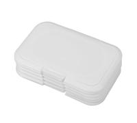 SWOOMEY Coperchio Facile da Pulire e Riutilizzabile Salviette Umidificate Ragazzo Ragazza per Pack da 30 Pezzi per Plastica Bianco Adatto a Vari Contenitori