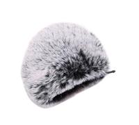 SWOOMEY Copertura Per Microfono Antivento Pelosa, Paravento in Pelliccia Ad Alta Densità Per Protezione Da Umidità e Riduzione Rumore, Custodia Sostituibile Per Microfono Da Studio e Riunioni