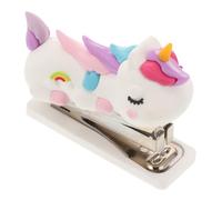 SWOOMEY Cucitrice Manuale Mini Portatile per Scuola e Casa Prestazioni di Cucitura Stabili, Materiale in Silicone e Acciaio Inossidabile, Design Elegante e Leggero
