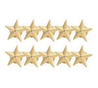 SWOOMEY Distintivi di Rame a Forma di Stella 10 Pezzi, Spille da Bavero Resistenti al Colore per Feste del Memorial Day e Labor Day, Accessori Militari Eleganti