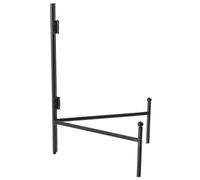 SWOOMEY Espositore Triangolare in Ferro Nero per Piatti e Oggetti D'arte, Scaffale Salvaspazio Multifunzionale per Cucina e Casa Contemporanea
