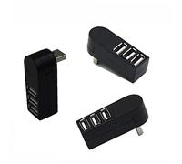 SWOOMEY Hub Dati USB Compatto e Portatile Porte Splitter USB Basso Consumo Energetico Porta Principale Girevole Compatibile con Windows Me, Vista, Xp e Versioni Successive