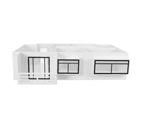 SWOOMEY Kit in Completi Architettura e Modello Materiali 1:50 in ABS Scala Preciso, Stile Moderno Acrilico, come Ausilio Didattico e Decorazione la Casa