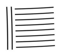 SWOOMEY Marcatori Per Punti Laterali Sulla Tastiera Chitarra 10 Pezzi Nero 1,5mm×50mm Per Intarsi Tastiera Miglioramento Precisione Note e Tecnica Esecuzione Per Chitarre e Xilofoni