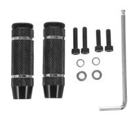 SWOOMEY Pedalini Posteriori per Bicicletta 2 Pezzi in Acciaio Inox Nero