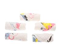 SWOOMEY Salviette Per Ragazzo Ragazza in Cotone Mussola 5 Pezzi Asciugamani Per Ragazzo Ragazza Assorbenti Multiuso Asciugamani Per Viso Ecologici Per La Cura Quotidiana