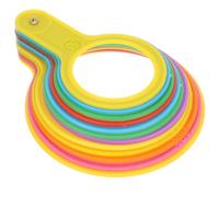 SWOOMEY Set 1 Pezzo Anelli di Misurazione in Plastica per Misurare Diametro Frutta e Classificare Pesche e Mele in Mercati e Negozi di Frutta Colore Casuale