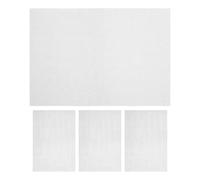 SWOOMEY Set 4 Pezzi Tappetini Rete in Acciaio Inossidabile per Germogli, Rete Drenante 20 Mesh Resistente e Ottimizzata per Distribuzione Luce, per Coltivazione in Serra