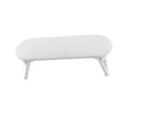SWOOMEY Set Poggiamano per Manicure in Plastica Bianca Cuscino Morbido Regolabile, Elegante e Resistete per Tavolo Unghie, per Saloni di Bellezza