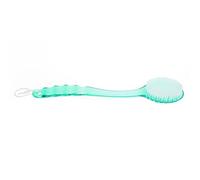 SWOOMEY Spazzola Corpo Esfoliante con Manico per Doccia e Bagno Setole a Media Durezza con Sospensione a Corda Colore Blu in Polistirene e Fibra Artificiale