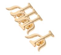 SWOOMEY Spille Eleganti in Lega Color Oro Simbolo Psicologia per Donne, Set da 4 Pezzi, Design Raffinato e Versatile per Scuola e Ogni Occasione