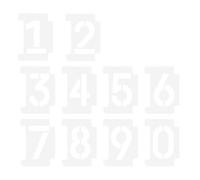 SWOOMEY Stencil per Tracciare e Imparare 2 Set Numeri e Lettere Riutilizzabili in Pet Facili da Allineare e Adatti a Superfici Curve per Pittura e Decorazione
