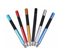SWOOMEY Stylus Capacitivo Per Con Punta in Dischi Trasparenti e Testa in Fibra Penna Per Disegno e Scrittura Compatibile Con Tutti Dispositivi Touch Colore Rosso