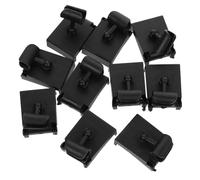 SWOOMEY Supporto per Microfono per Smartphone, 10pezzi Abs Nero, Base Pesante per Stand da Tavolo e Microfono da Canto