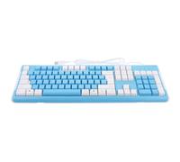 SWOOMEY Tastiera Gaming 26 Tasti senza Conflitto Abs Blu per Computer | Peso Integrato, Design Stabile, Uso per Gaming su Pc, Accessorio USB per Giocatori