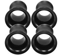 SWOOMEY Tubo Porta Reflex e Direzione Precisa Flusso D'aria Ottimizzato 4 Pezzi in Plastica Nera per Altoparlanti per Riparazioni DIY Subwoofer e Woofer