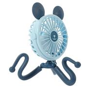 SWOOMEY Ventilatore Portatile Ricaricabile Usb Mini Ventilatore Silenzioso Da Scrivania Per Viaggi Per Spiaggia Picnic e Attività All Aperto Facile Da Trasportare