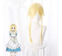 Sword Art Online Alicization SAO Alice Synthesis Trenta parrucca cosplay Lunga treccia dorata in stile Parrucche sintetiche di Halloween + Cappellino parrucca KUZB314