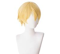 Sword Art Online Alicization SAO Eugeo Cosplay Wig Hair Eugeo Synthesis Thirty-two Anime Short Fluffy Costume Wigs + Wig Cap