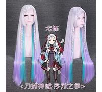 Sword Art Online Yuna Parrucca intrecciata diritta lunga 100 cm Capelli sintetici termoresistenti Sword Art Online Cosplay Parrucche Parrucche Donna Taglia unica yuna parrucca PL-453