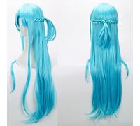 Sword Art Online Yuuki Asuna Yuki Asuna parrucca sintetica intrecciata blu