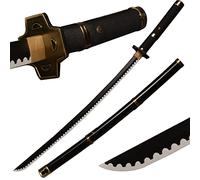 Sword Warrior Roronoa Zoro Spada 100cm Spada di Legno, Katana in Legno Anime Giapponese, Cosplay Sword-Yubashiri
